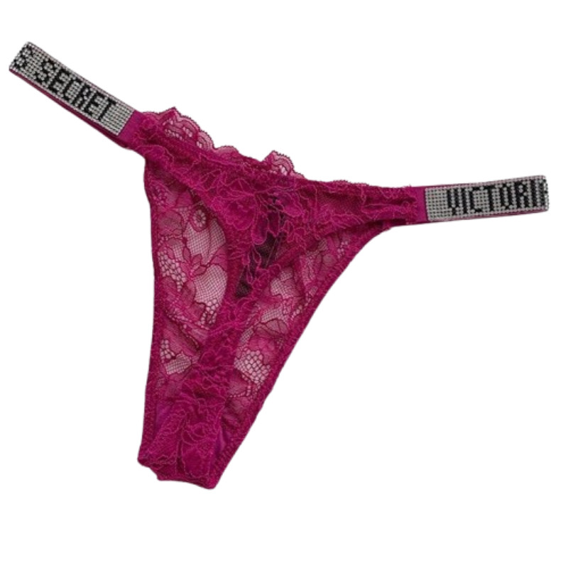 Women’s Rhinestone Letter Lingerie set Bar & Brief Comfortable Fashion Underwer