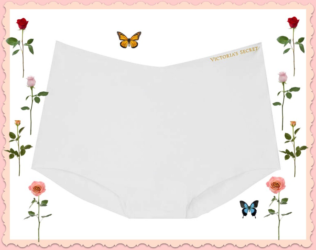 XXL 2XL WHITE NO SHOW Edges Victorias Secret High Waist Midi Brief Pantie RARE