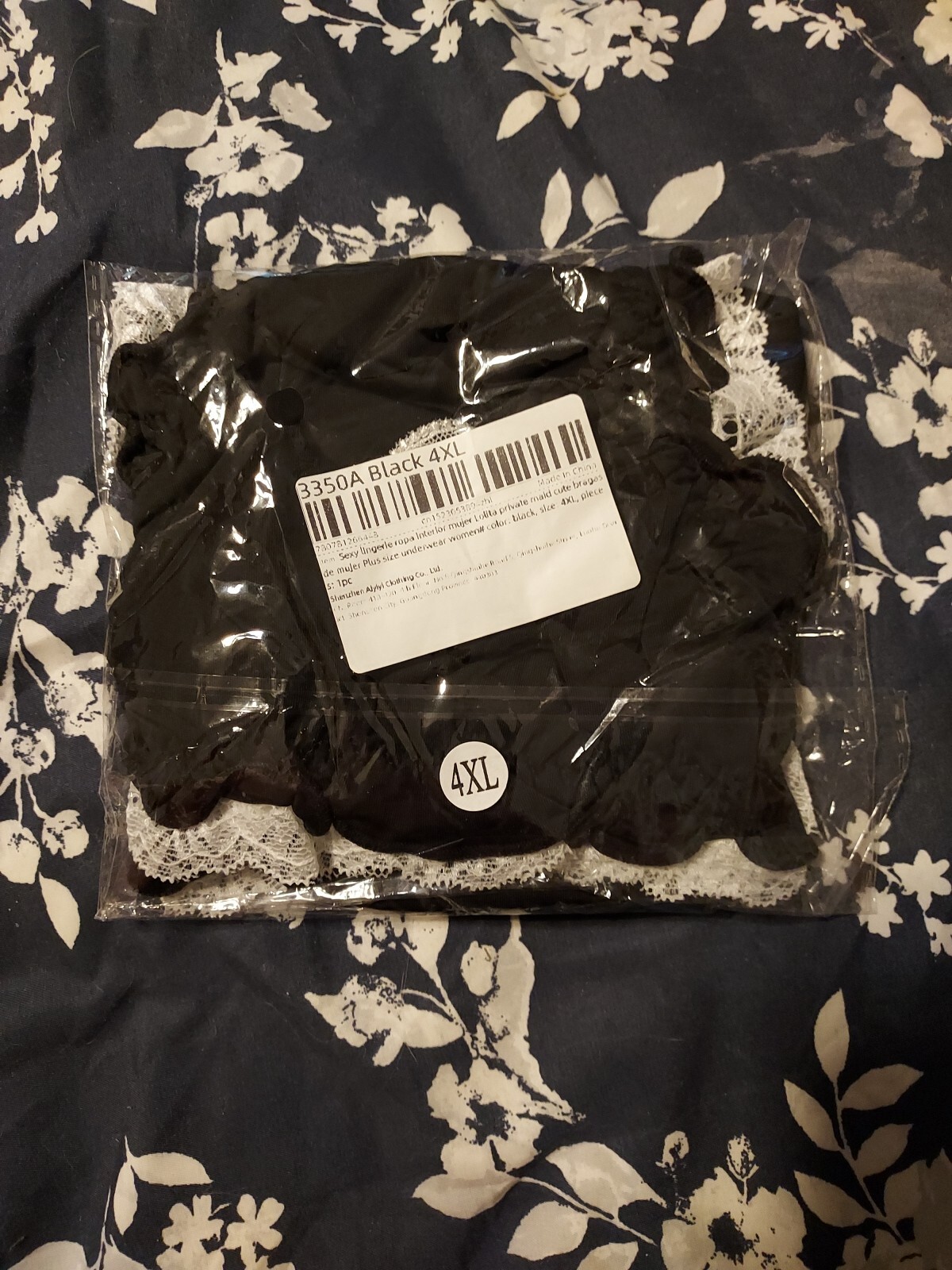 Sexy Black 4X (US Size 2X/3X) Panties US Seller