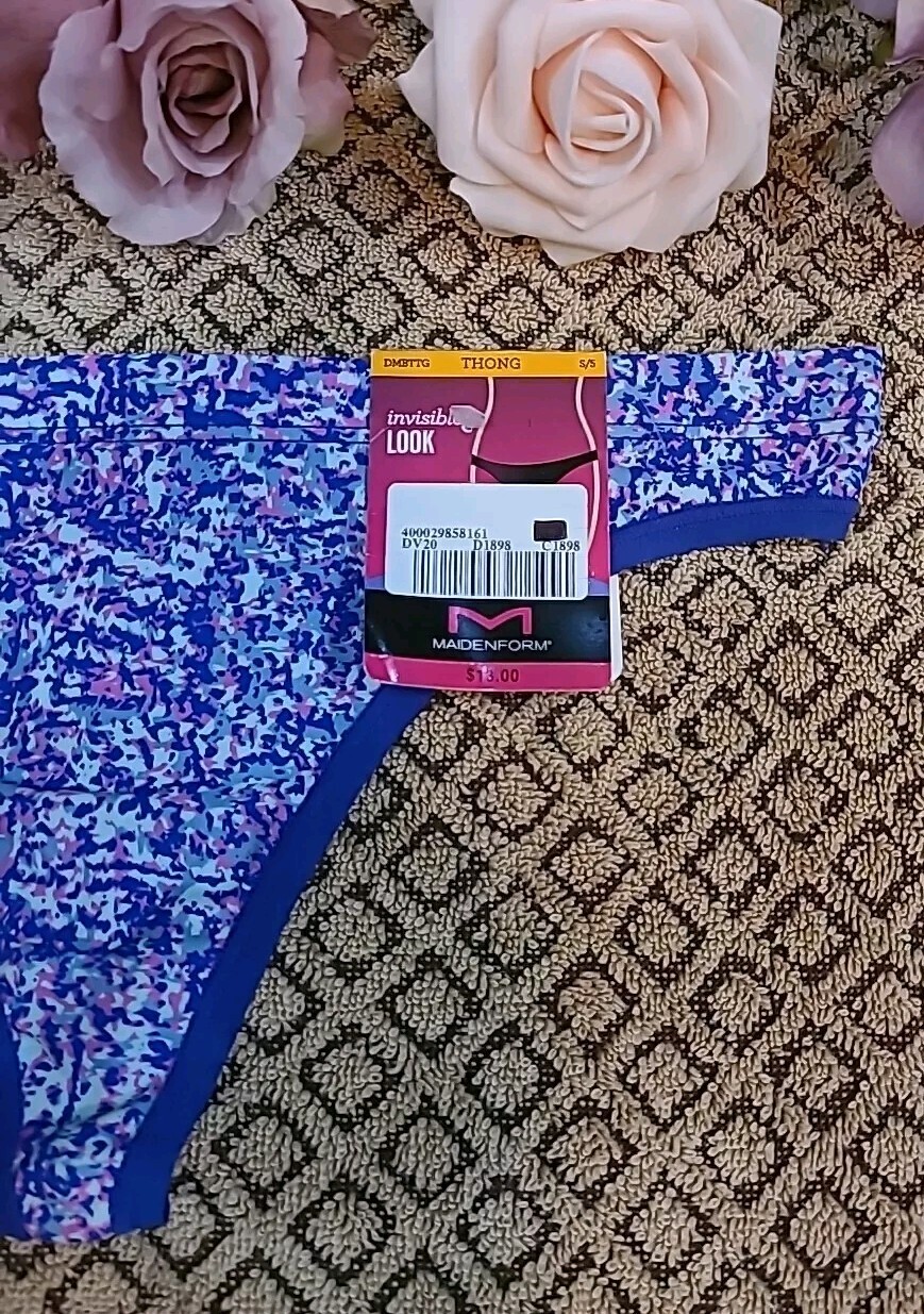 Maidenform DMBTTG Barely There Invisible Look Thong S/5 nwt $13