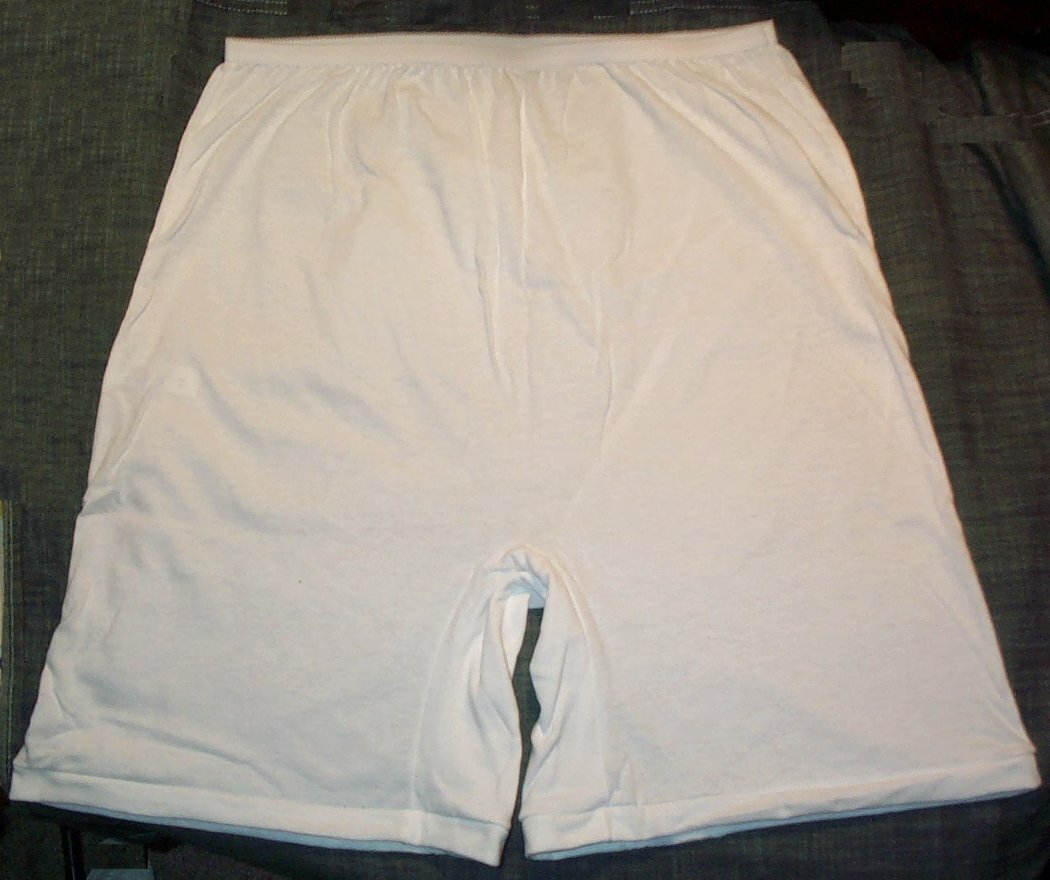 3 Pair Size 11 White 100% Cotton Women’s Long Leg Panties USA Made 6″ inseam