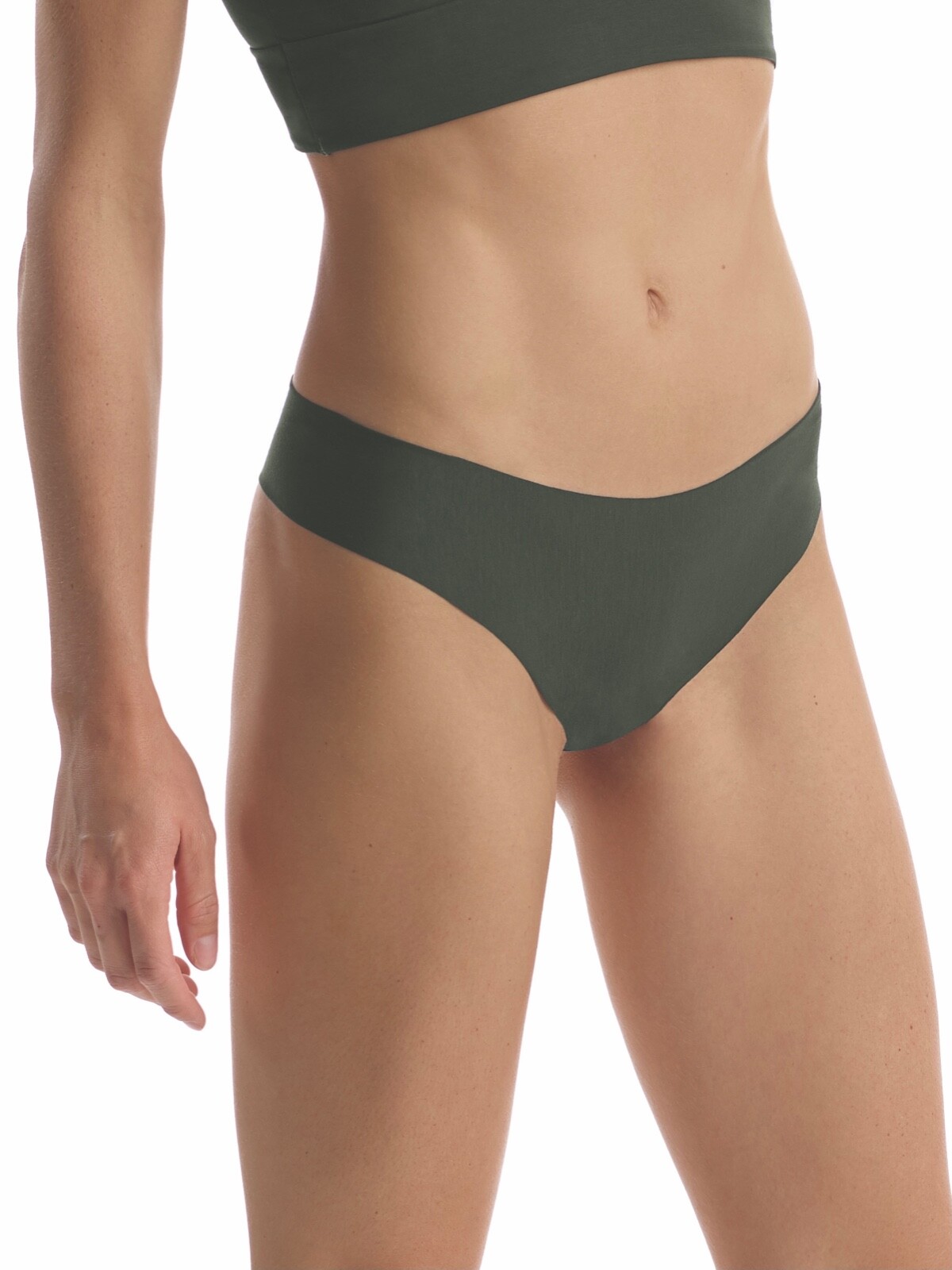 CLEARANCE – Commando Butter Mid-Rise Thong in Vine – S, M, L