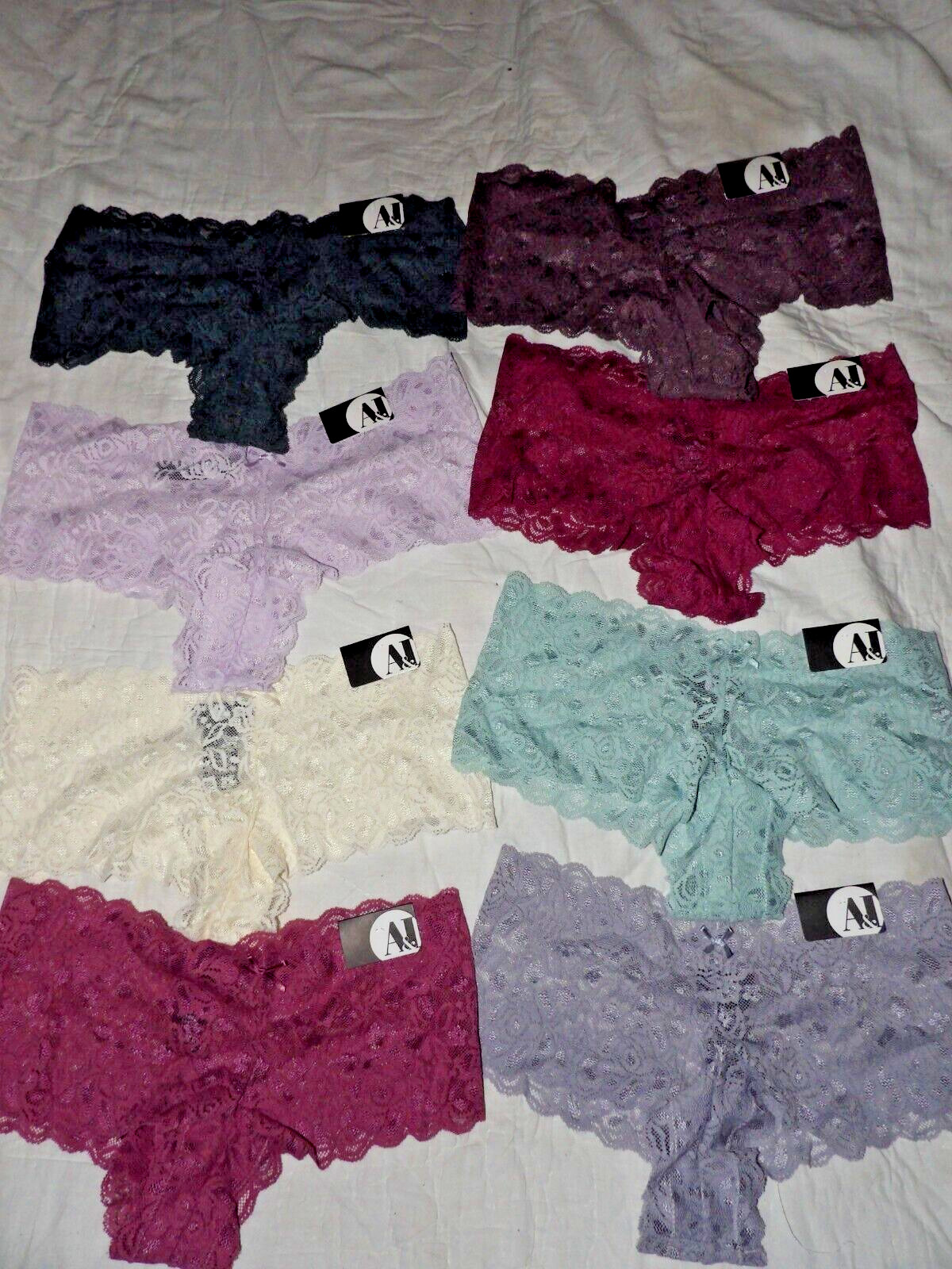 WOMENS LACE UNDERWEAR 17 COLORS 3 STYLES NEW WITH TAGS SHIPPING ON 1ST ITEM ONLY