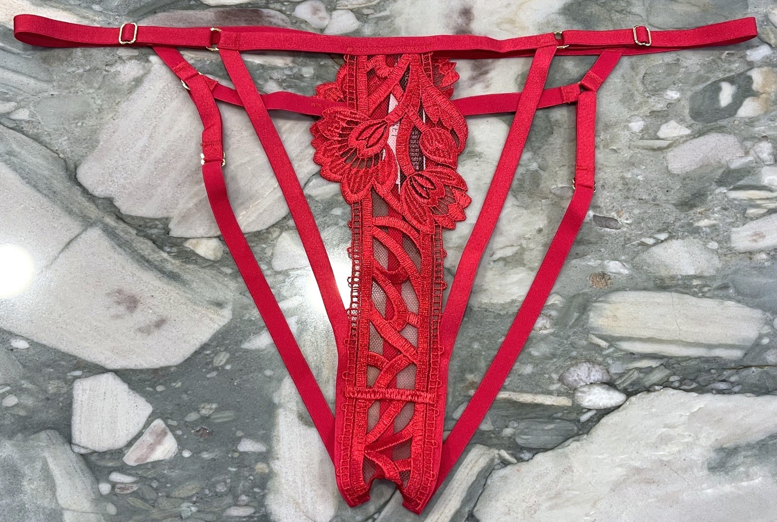 NEW Victoria Secret Very Sexy Band of Lovers Bikini Panty – Lipstick Red – XL