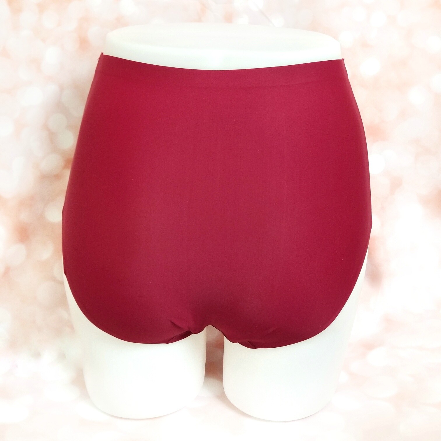 High Waist Flower Soft Polyamide Laser Cut No show Line Seamless Brief Panties