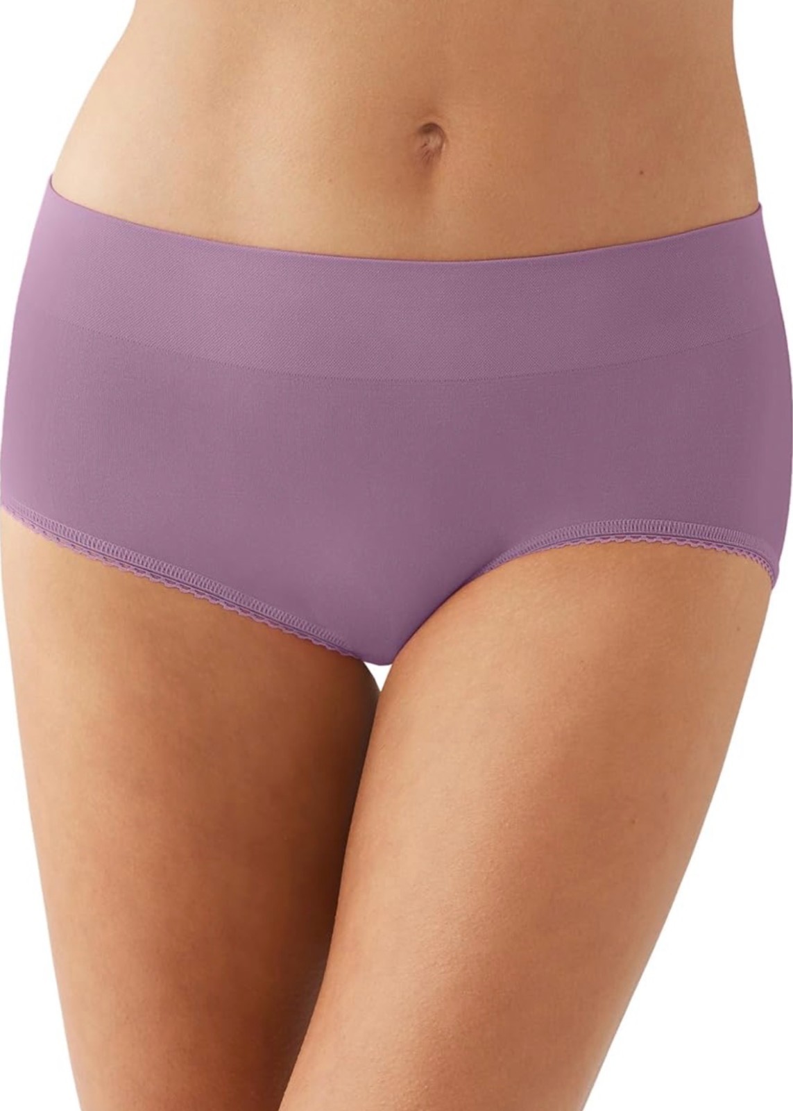 WACOAL 875332 ~ VALERIAN PURPLE ~ FEELING FLEXIBLE BRIEF PANTIES SIZE LARGE
