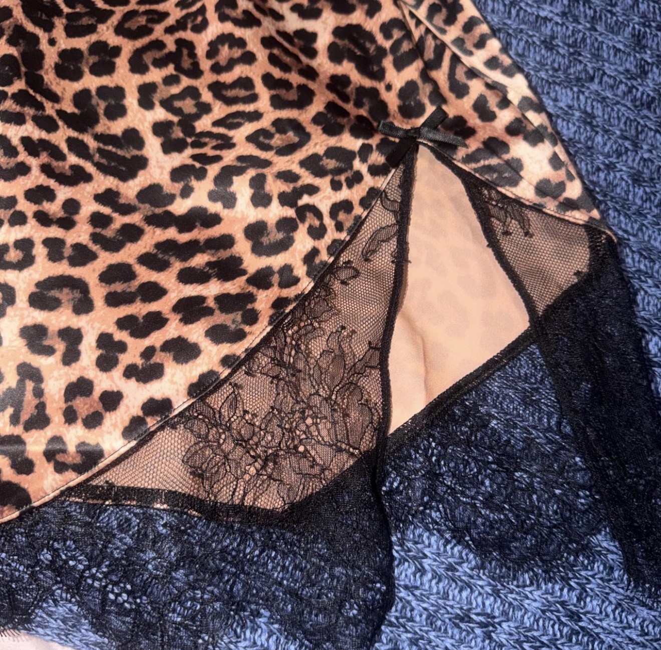 Honey Birdette Addison Leopard Chemise