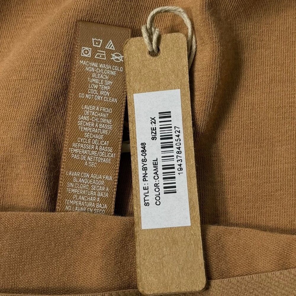 SKIMS Cotton Jersey Boy Shorts Camel 2X
