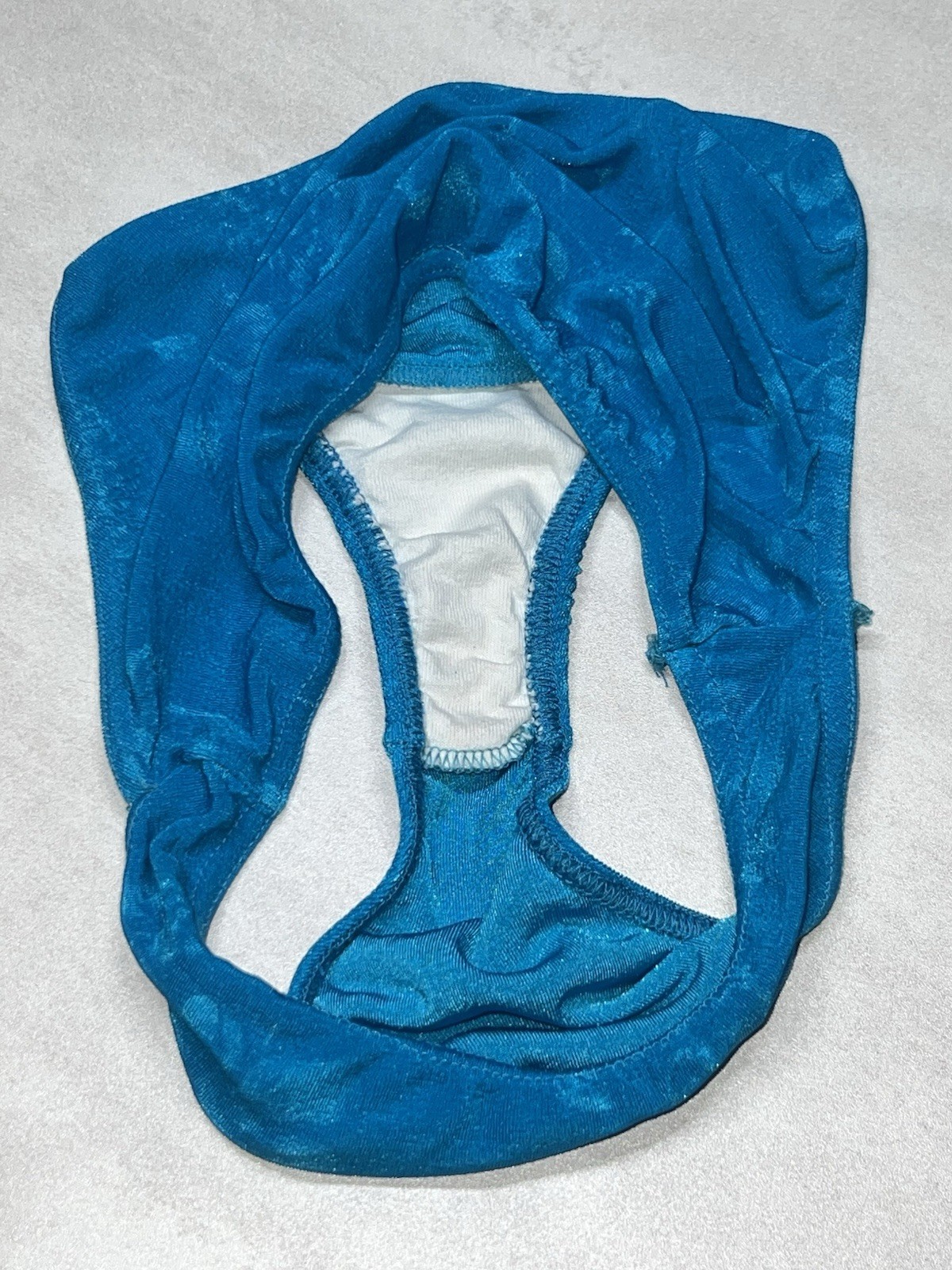 Late 70s–Early 80s Fersten Intimates Bikini Brief Panty | M | Blue | New