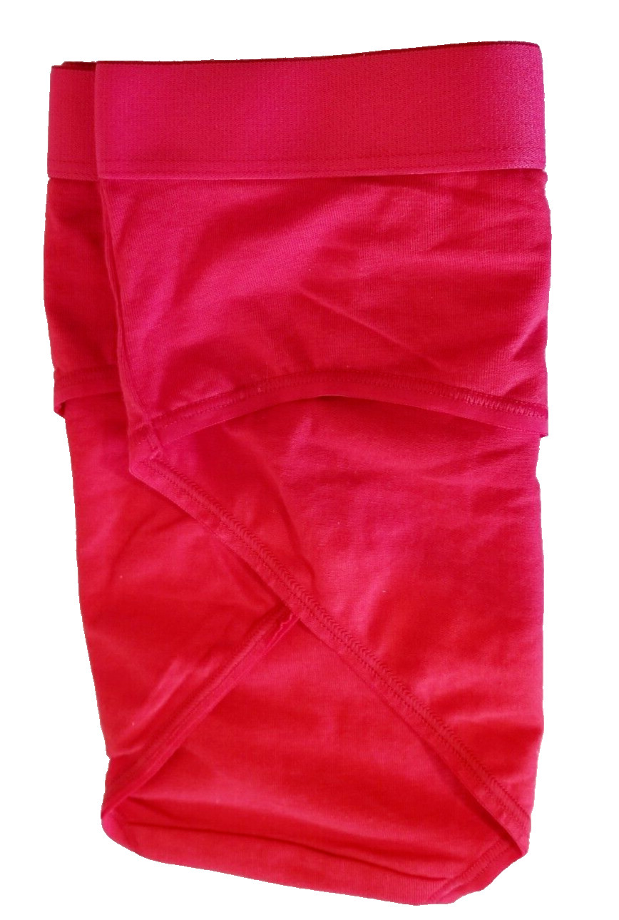 NWT VICTORIA’S SECRET Hiphugger Hipster Pantie SIZE XL RED W/LOGO Bling Bling