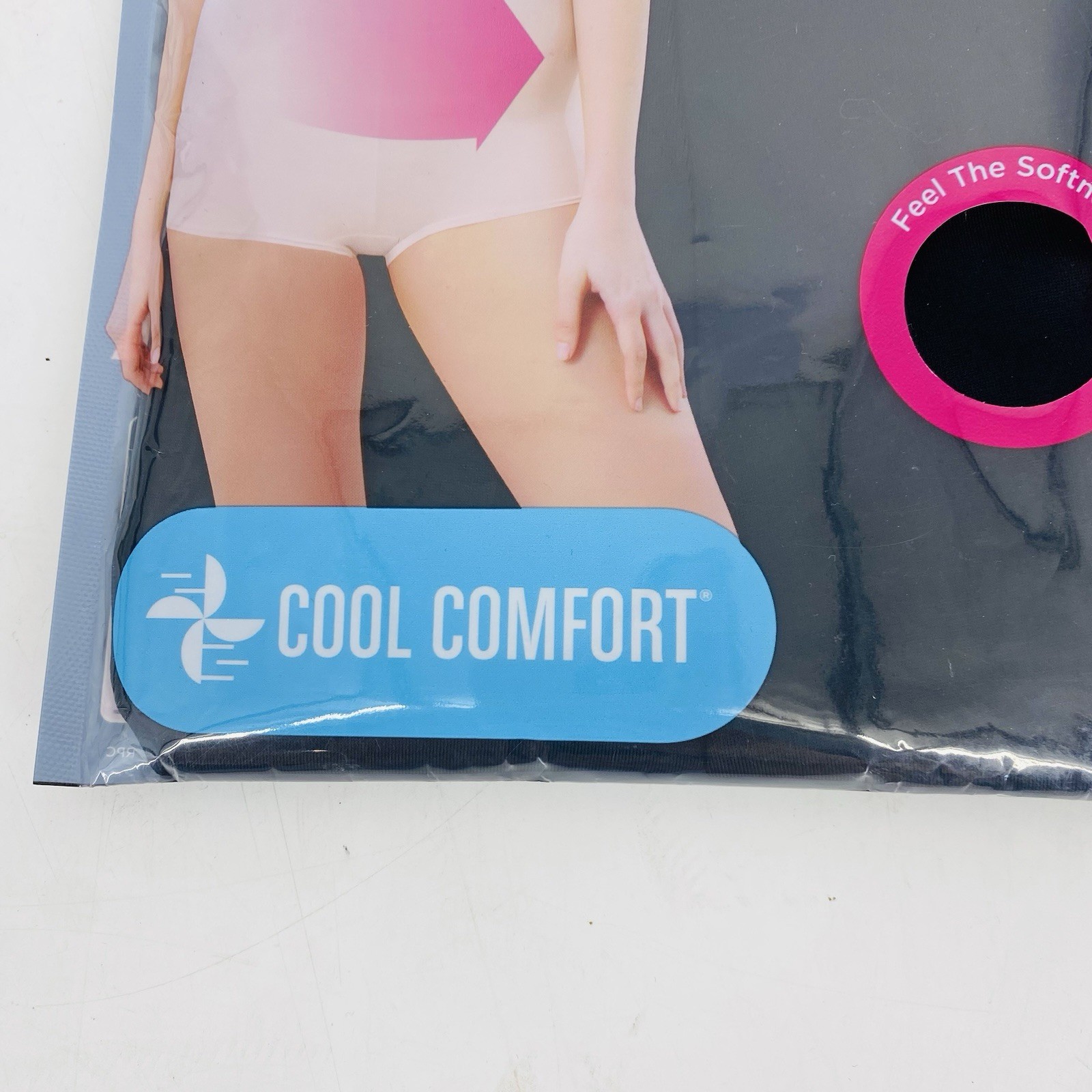 Maidenform Flexees Black Boyshort 3XL Cool Comfort Light Control Underwear 1 PC