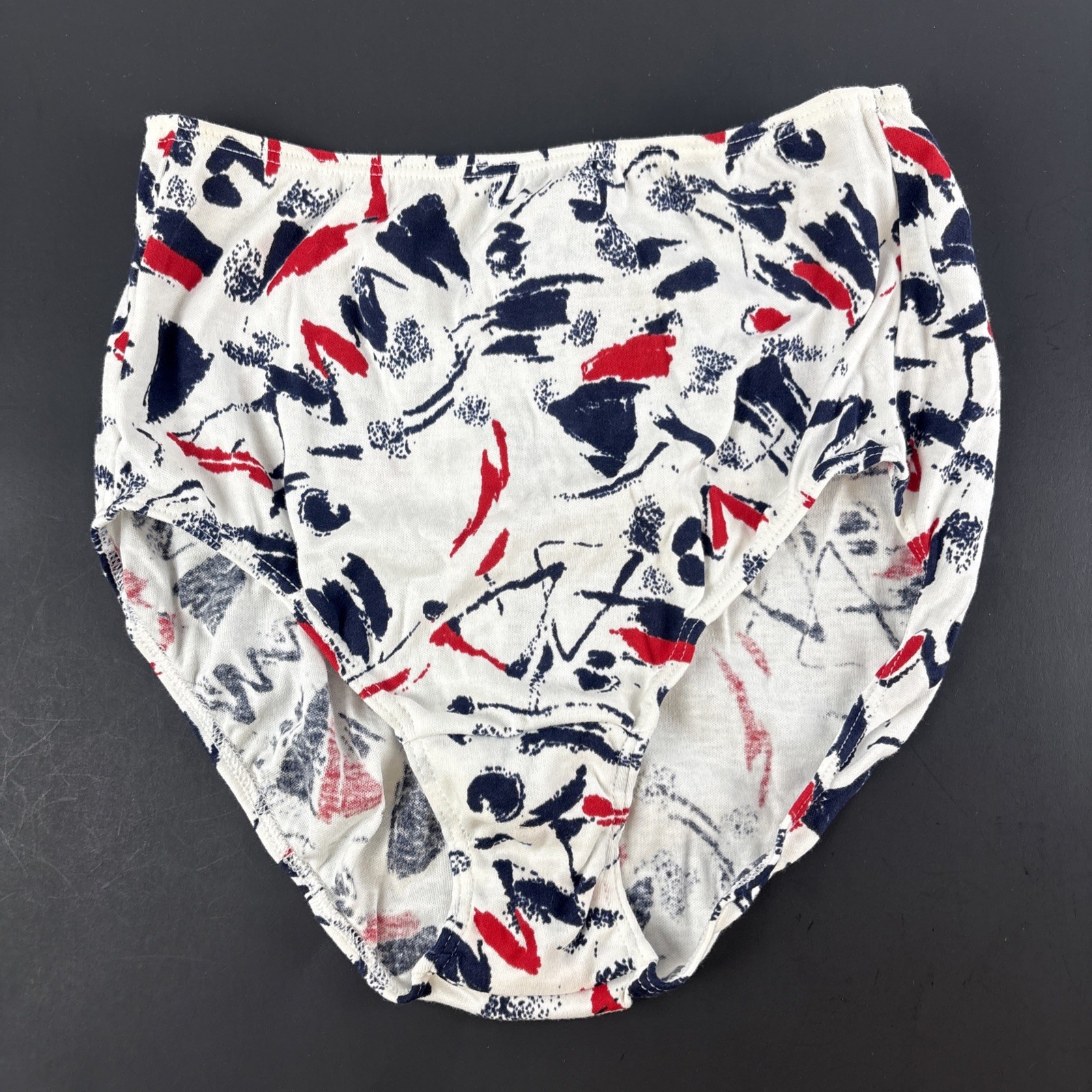 Sweet Spot Blue, White and Red Women’s Cotton/Polyester Panties Size Large New