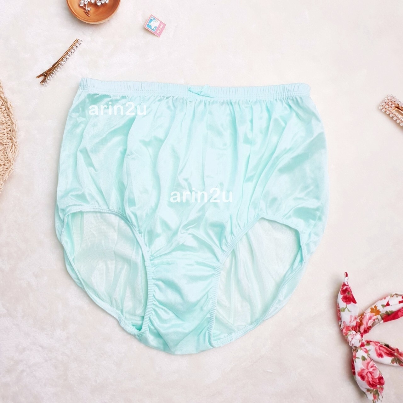 6x Breathable Nylon Underwear Sheer Transparent Lingerie Panties Brief Size L Co