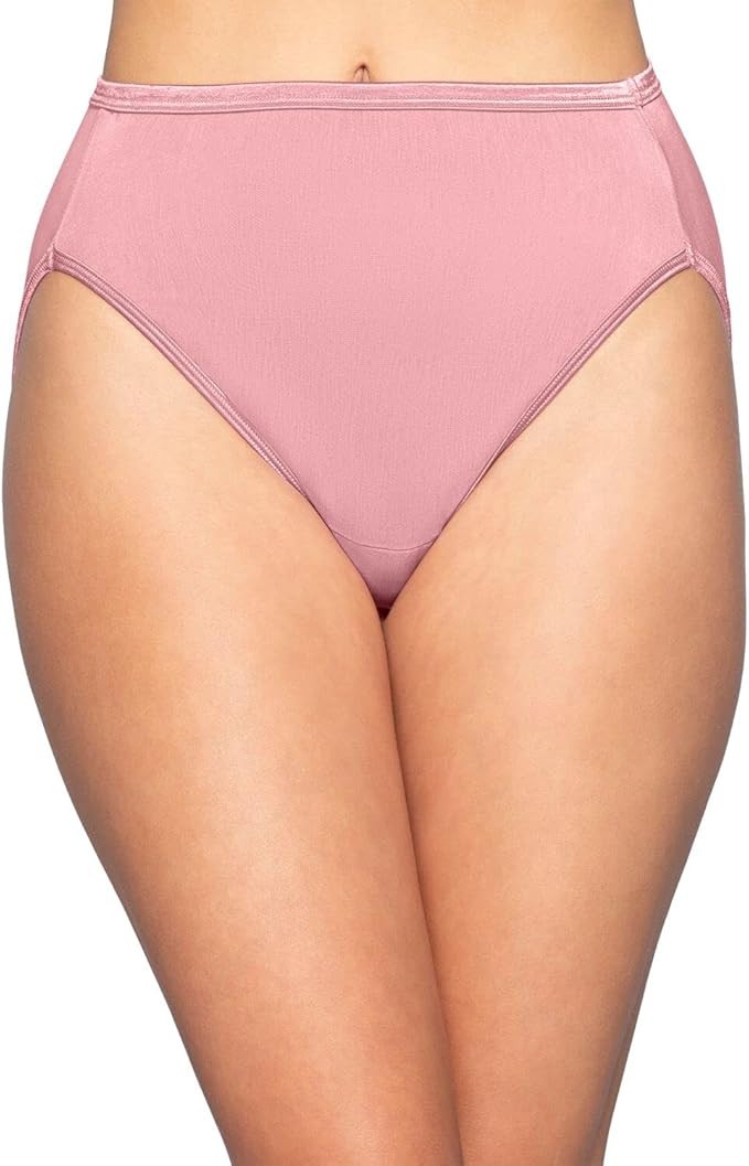 3 Pack Vanity Fair Illumination Hi Cut Panties 13108 White/Qtz/Beige Size 5-10