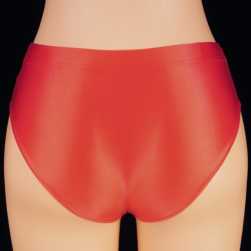 2026 Women’s Yoga Panties Shiny Satin Briefs Knickers Opaque Gym Low-rise Briefs