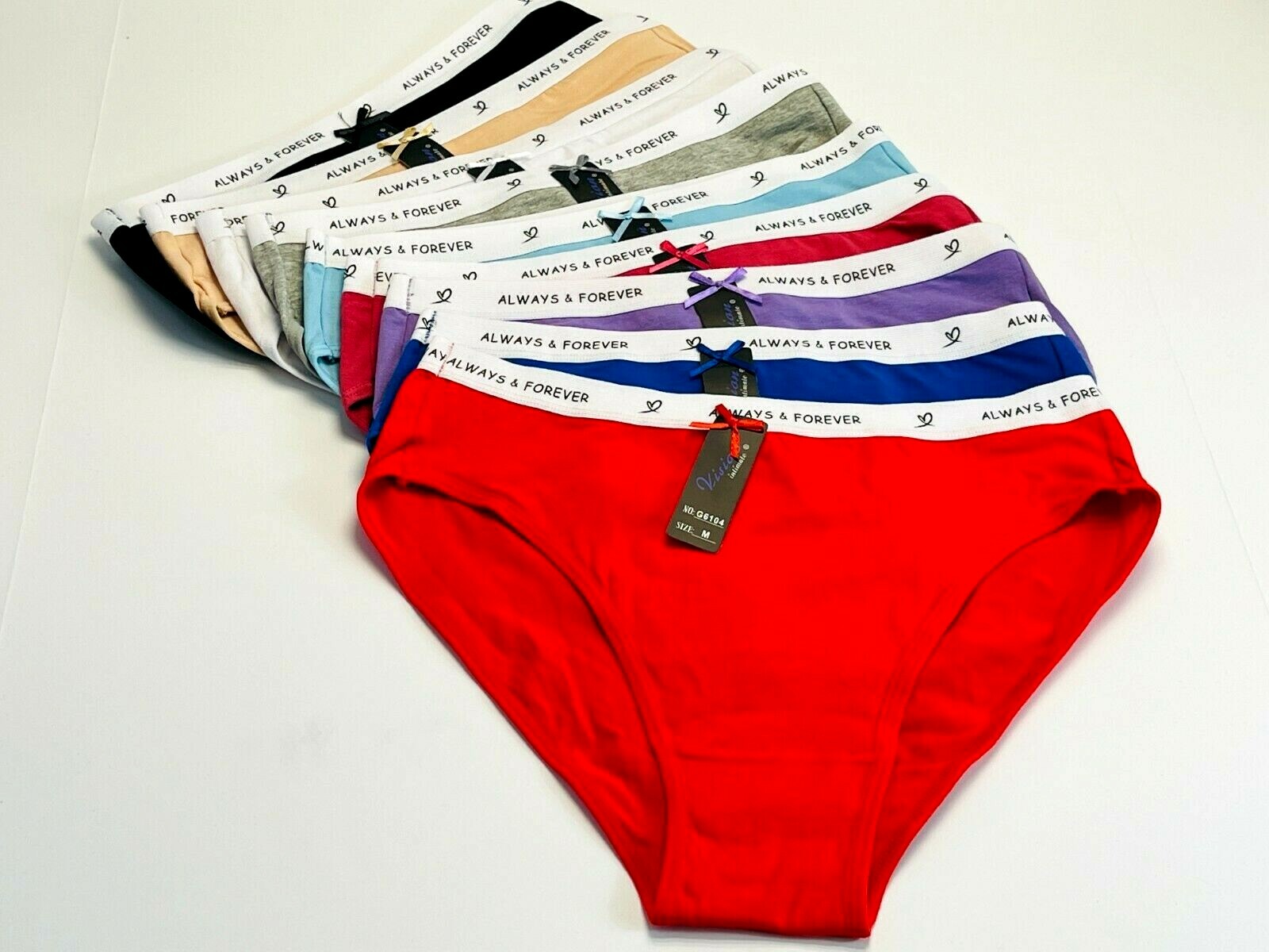 6-12 Bikini CHEEKY SEXY SPORTS Panties BRIEF COTTON PANTIES 6104 Underwear S-2XL