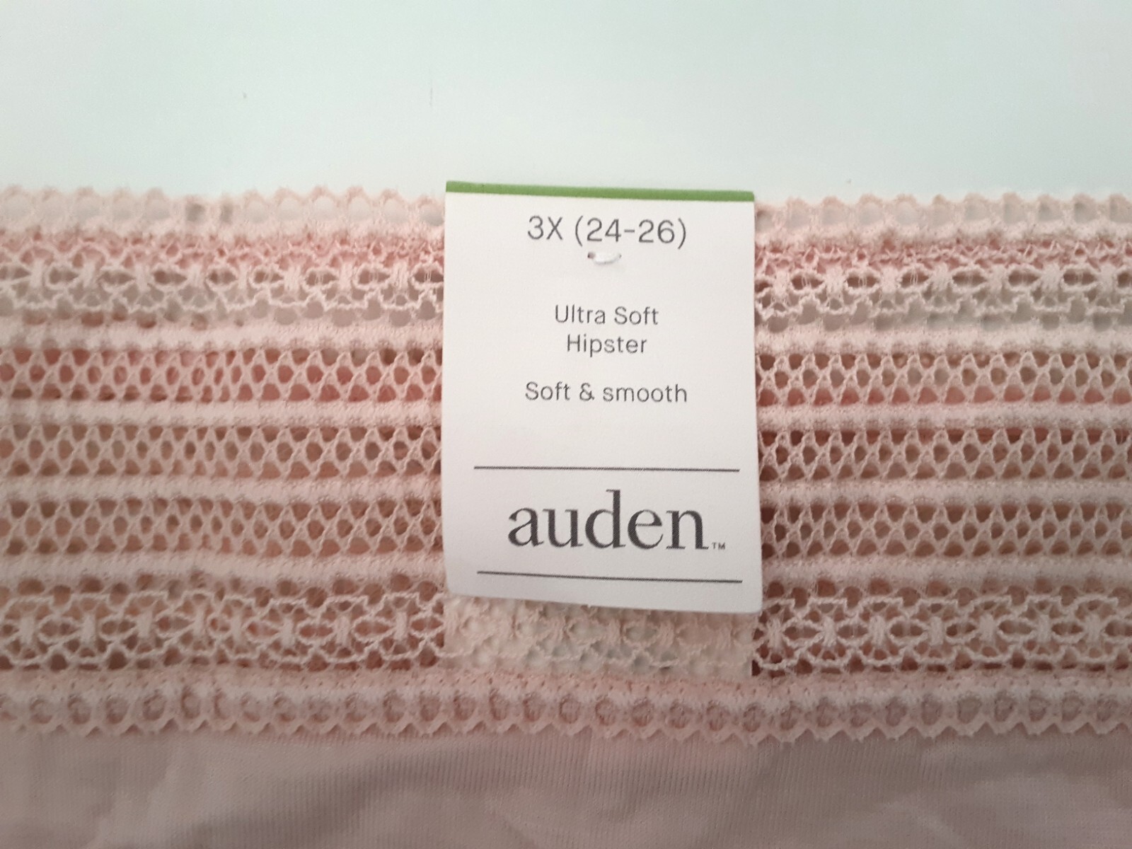 Auden Womens Modal Hipster Plus Size 3X (24-26) Casual Pink