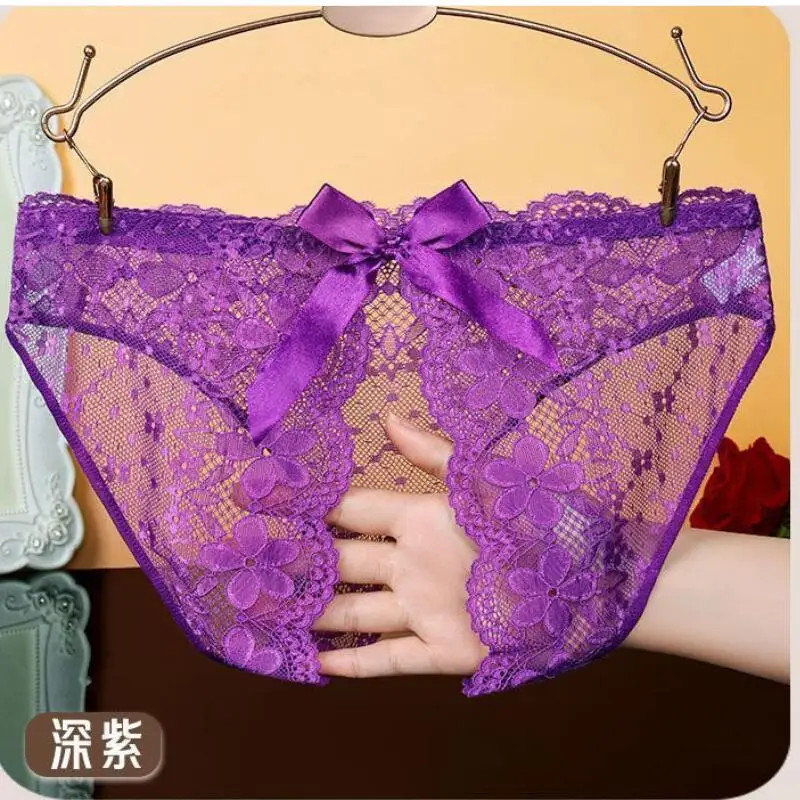 Hot Sale Lady Lace Intimate Sexy Woman Accessories Open Croch Panties