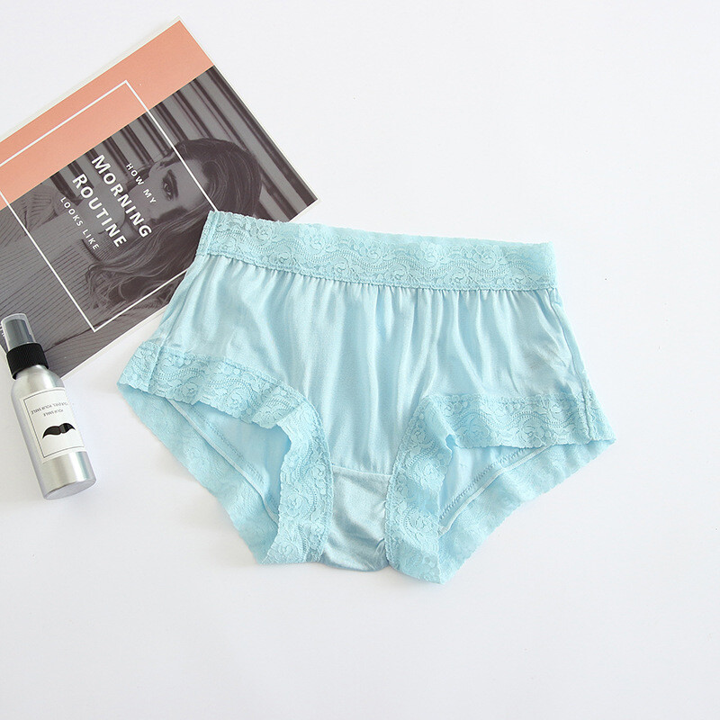3 Pairs Seamless Underwear Luxury Nature Silk Breathable Briefs Knicker Panties