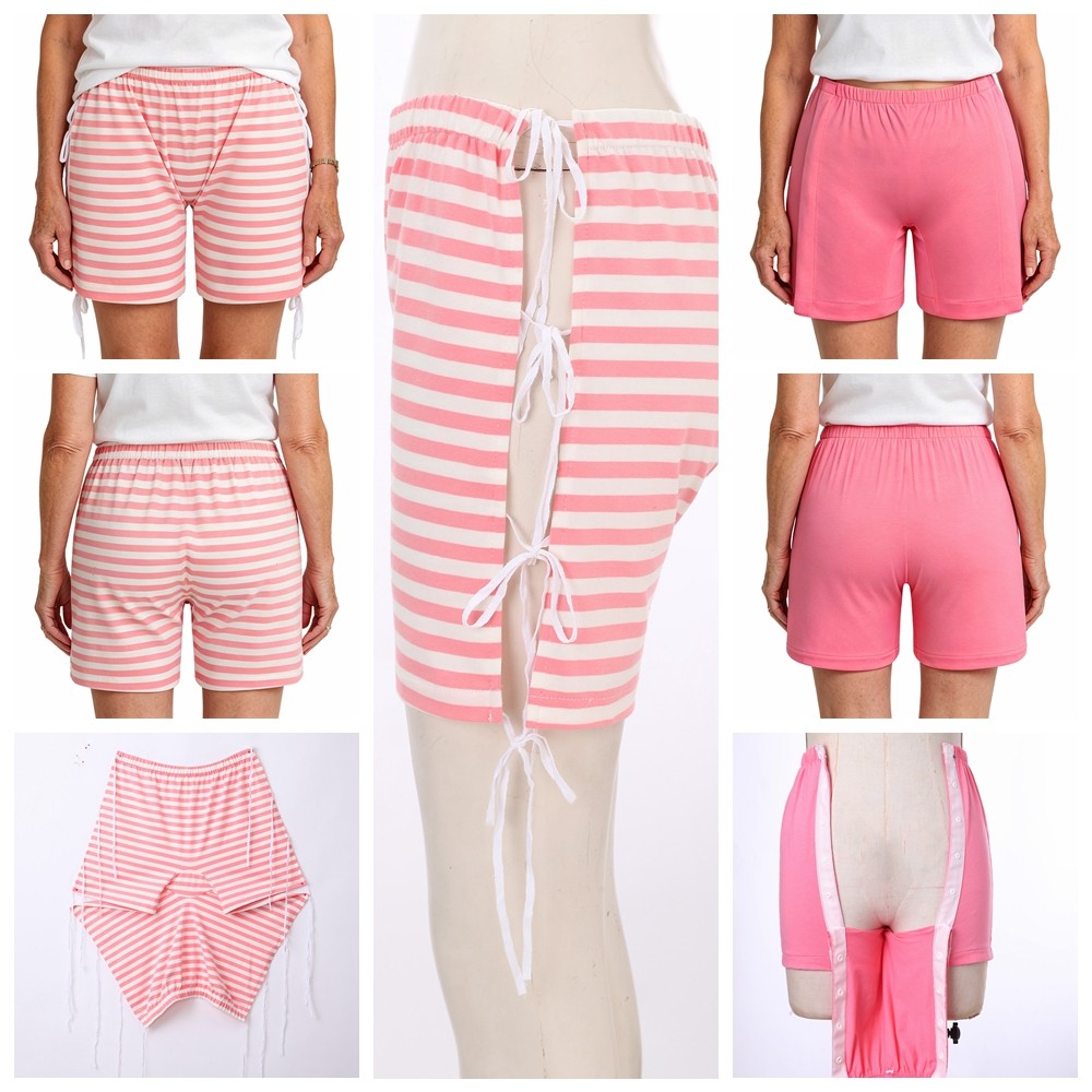Women Lingerie Roomy Underwear Comfortable Briefs Sides Lace-up Easy-to-wear