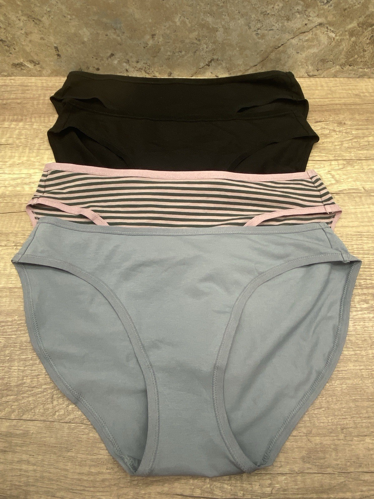 Pact Organic Cotton Bikini Panties 4 Pack Women’s Size L