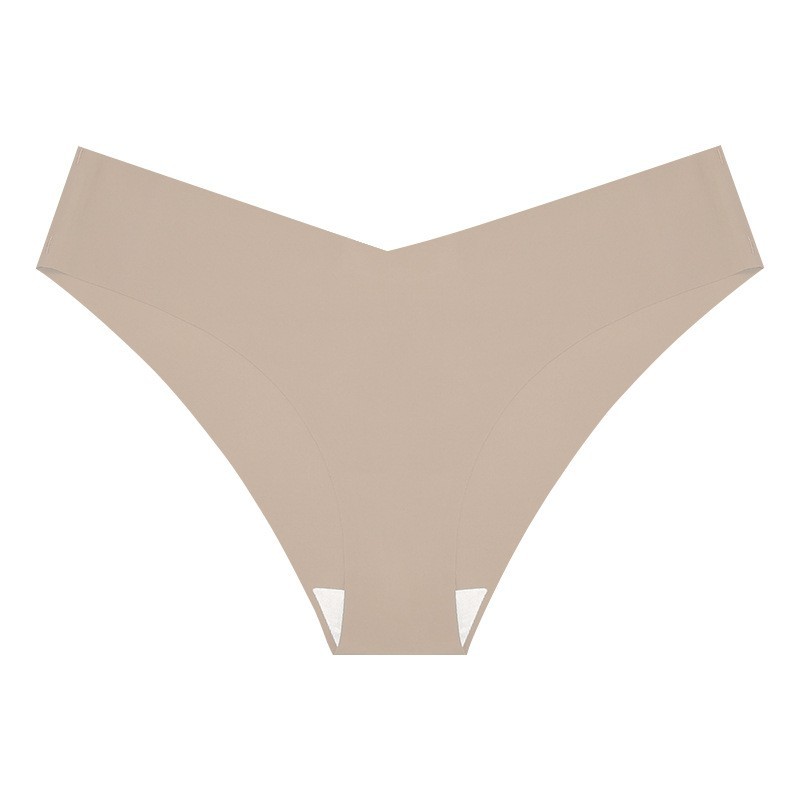 5 Pack Ice Silk Seamless Bikini Panties – Breathable Cotton Gusset Quick Dry