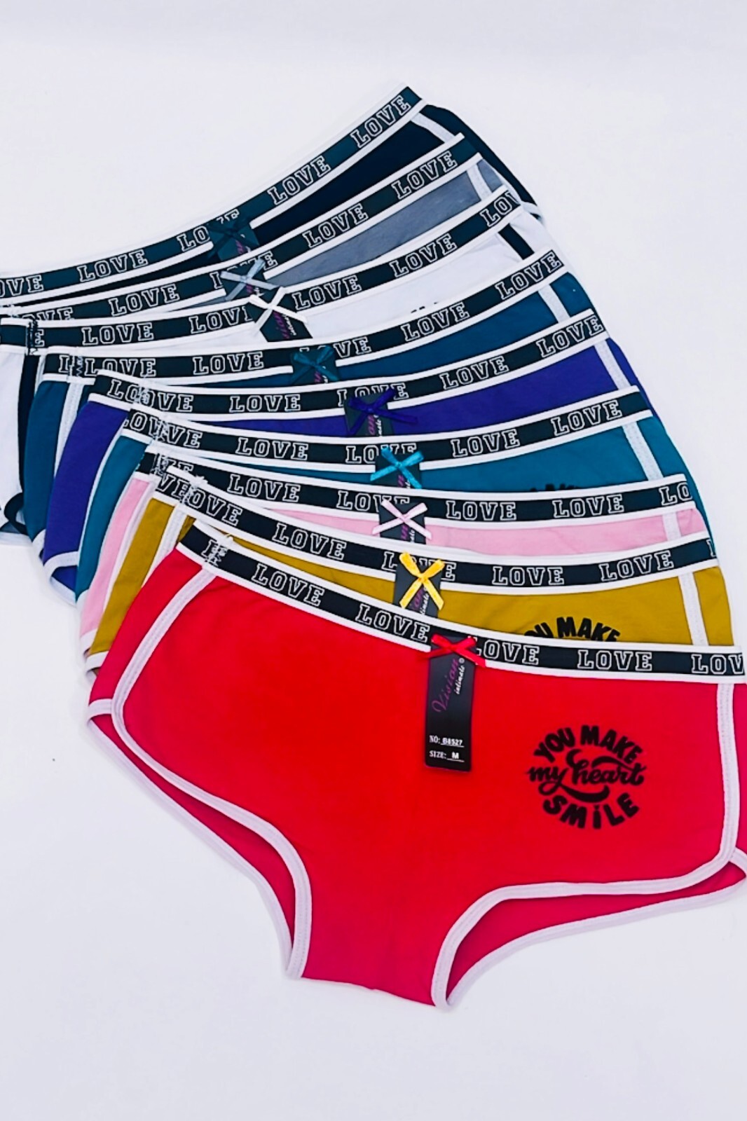 Lot 6 Boxer Briefs Sexy Women’s Underwear Panties Boyshort Sleep Kincker 6826 M