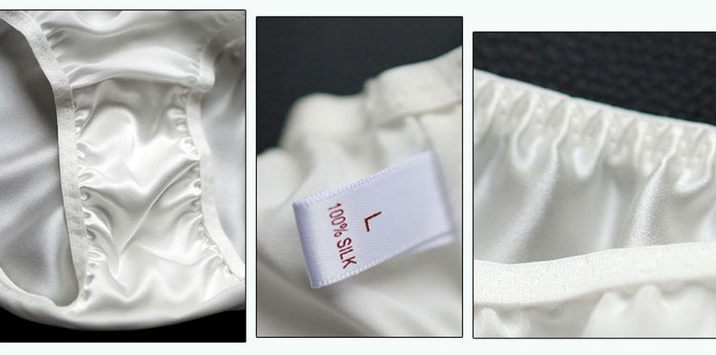 Womens 100% Silk Panties Briefs Bikinis Daliy Underwear Cheeky Shiny Bottoms