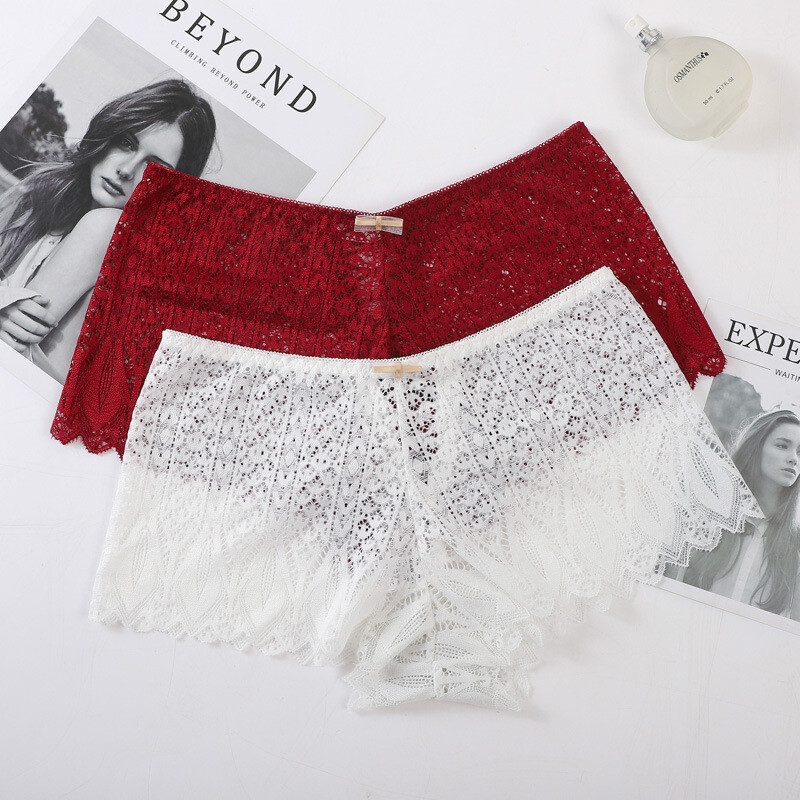 4 Pack Lot Sexy Womens Lace Panties Briefs Thongs Underwear Lingerie Boyshorts