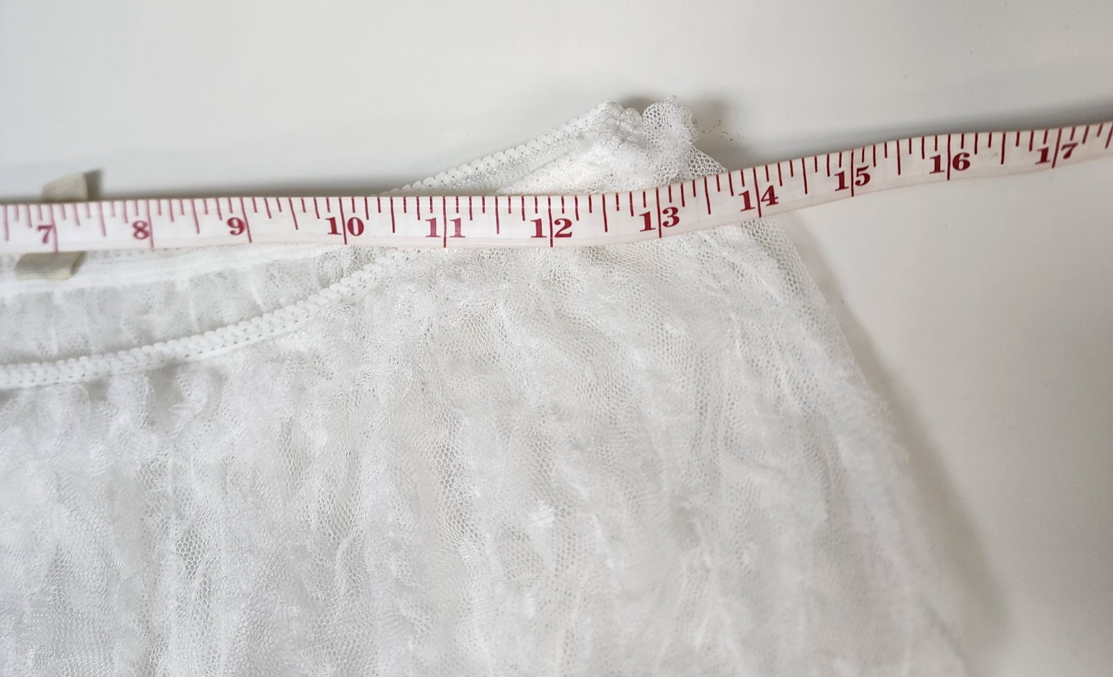 Intimately Free People Lace Panty Women’s S White High Waist Ruffle Sheer