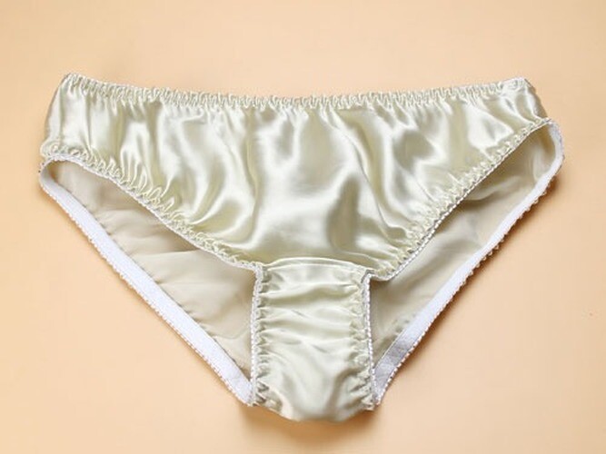 Womens 100% Silk Knickers Bikini Mid-rise Daily Hipster Panties Brief Underpants