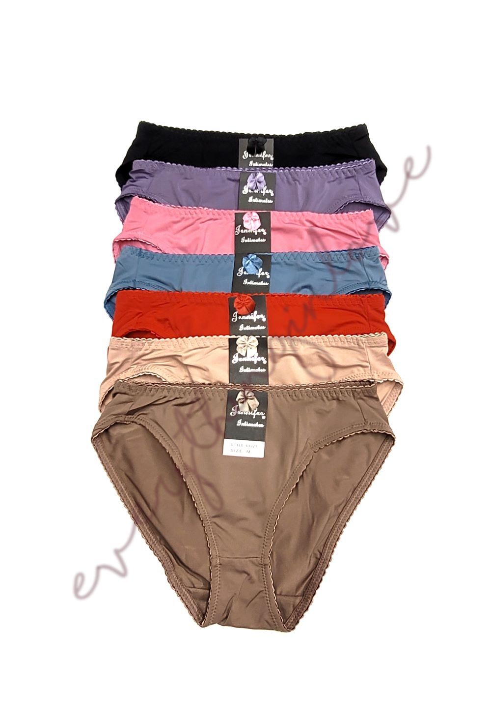 Women High Cut Microfiber Light Tummy Control Full Seat Coverage Bikini panties