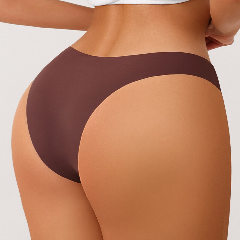 Women Sexy Panties Solid Seamless Low Waist Briefs Sports Underpants Underwear /