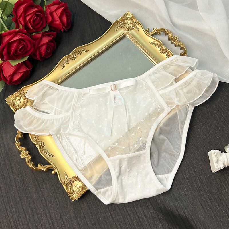 3 Pack Lot Sexy Womens See Through Sheer Panties French Underwear Brief Lingerie