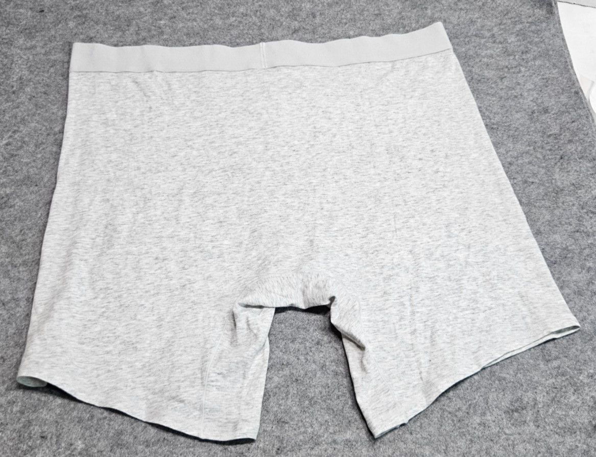 SKIMS boyfriend boxer Light heather grey women size 2X NWT