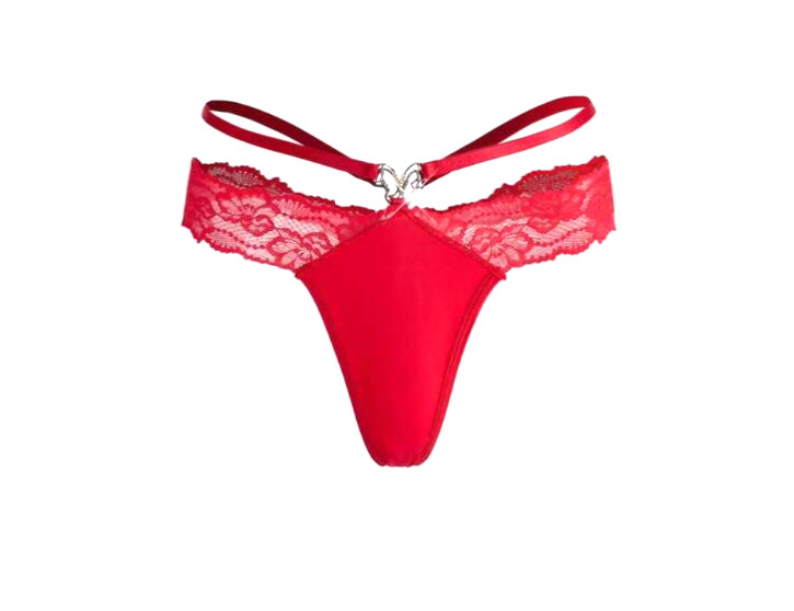 Women’s Kawaii Sexy Y2K Butterfly Rhinestone Lace Patchwork G-String Panty