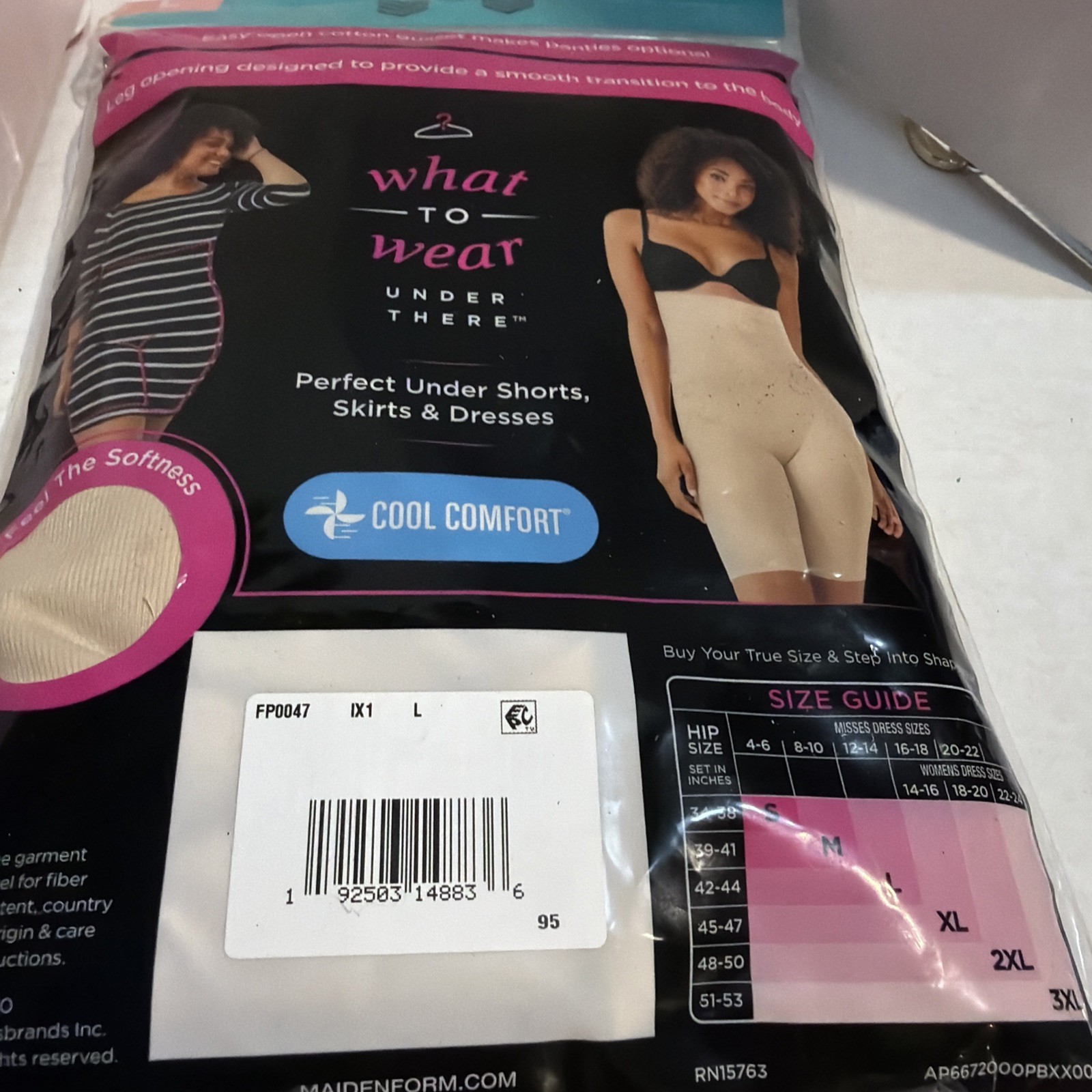 JOYSPUN 5 Pair L Seamless Bikini Panties & Maidenform Thigh Slimmer Free Ship