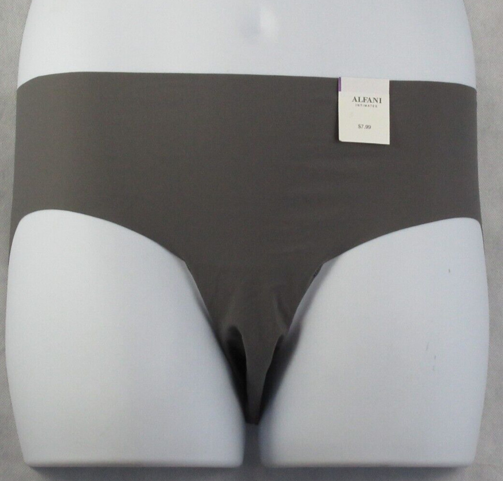 Alfani Women’s Laser-Cut Hipster Panty Underwear, Tornado Gray, Medium