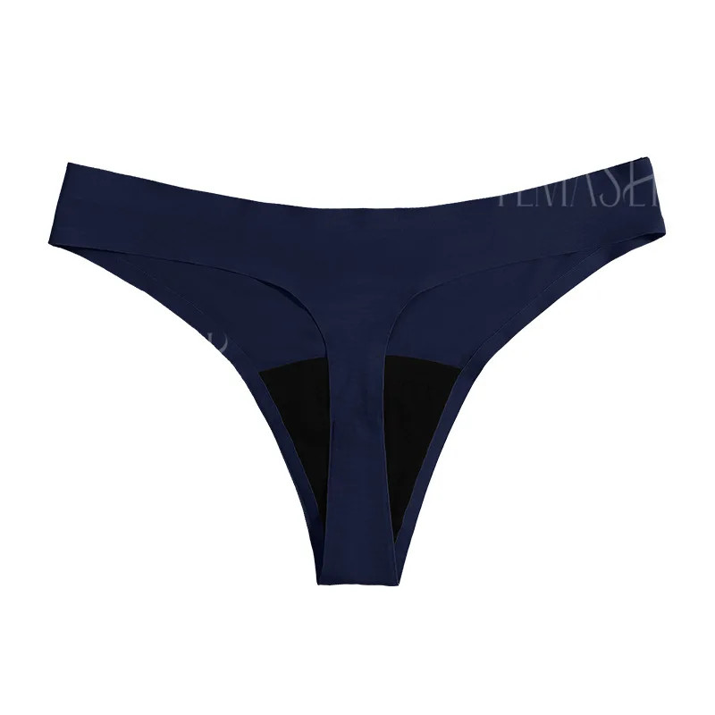 Period Thong Panties Low Rise Leak Proof Washable Light Flow Women’s Underwear