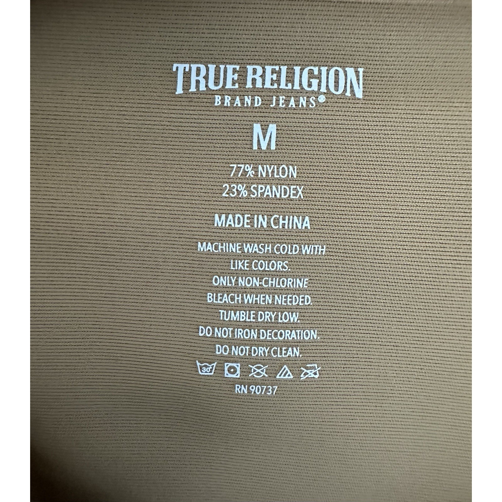 TRUE RELIGION 3-Pair TRUE SKIN Brief Panties Soft Laser Cut Seamless Logo Size M