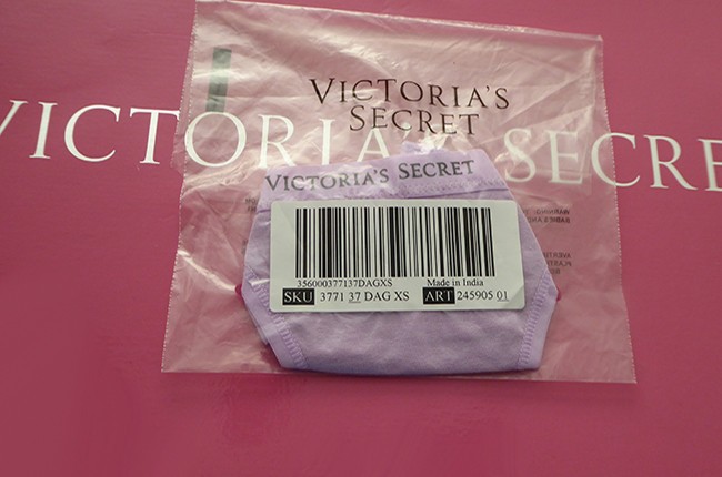NIB Victoria’s Secret size XS Cotton modal v-string mauve light purple