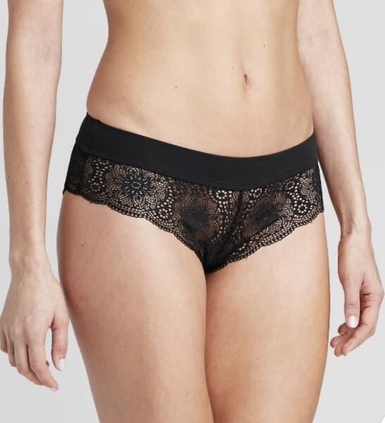 Auden Lace Cheeky Panties Smart Blue Size XS (0-2) NWT