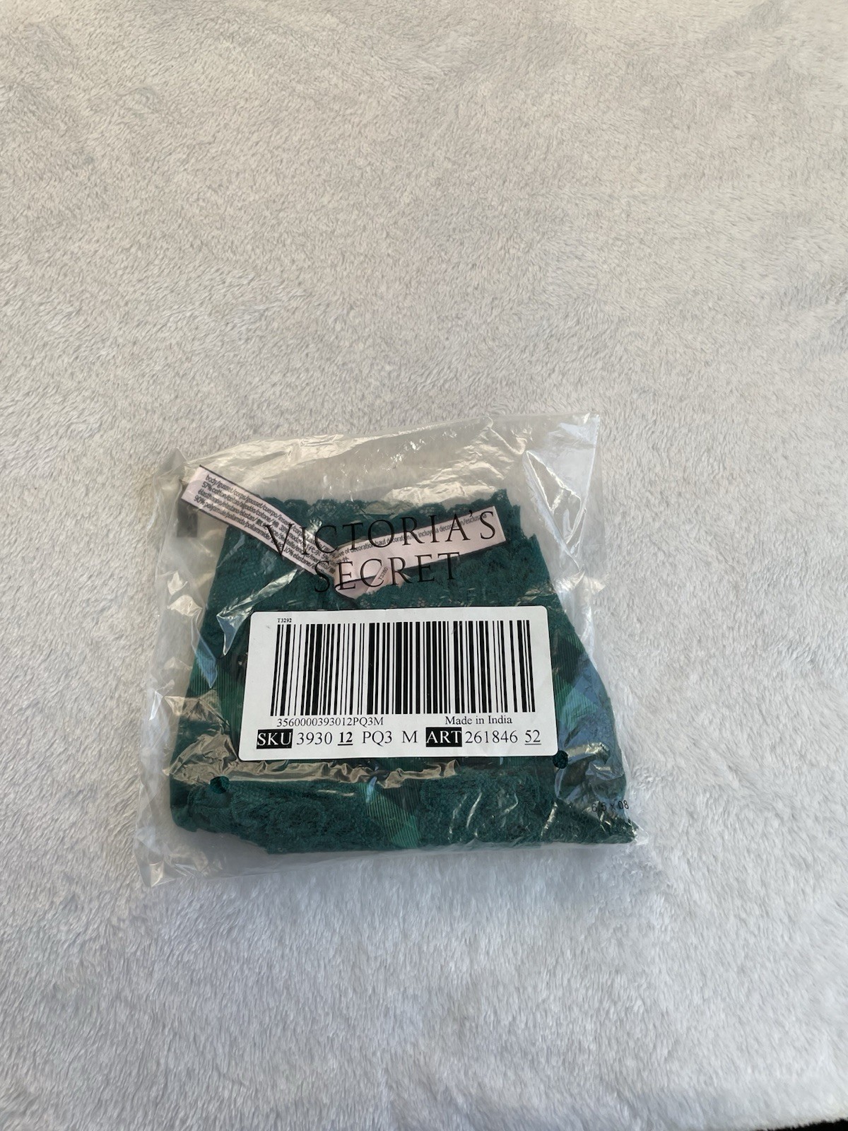 NWT Victoria’s Secret Medium Cheeky Cheekster Panties Green Plaid