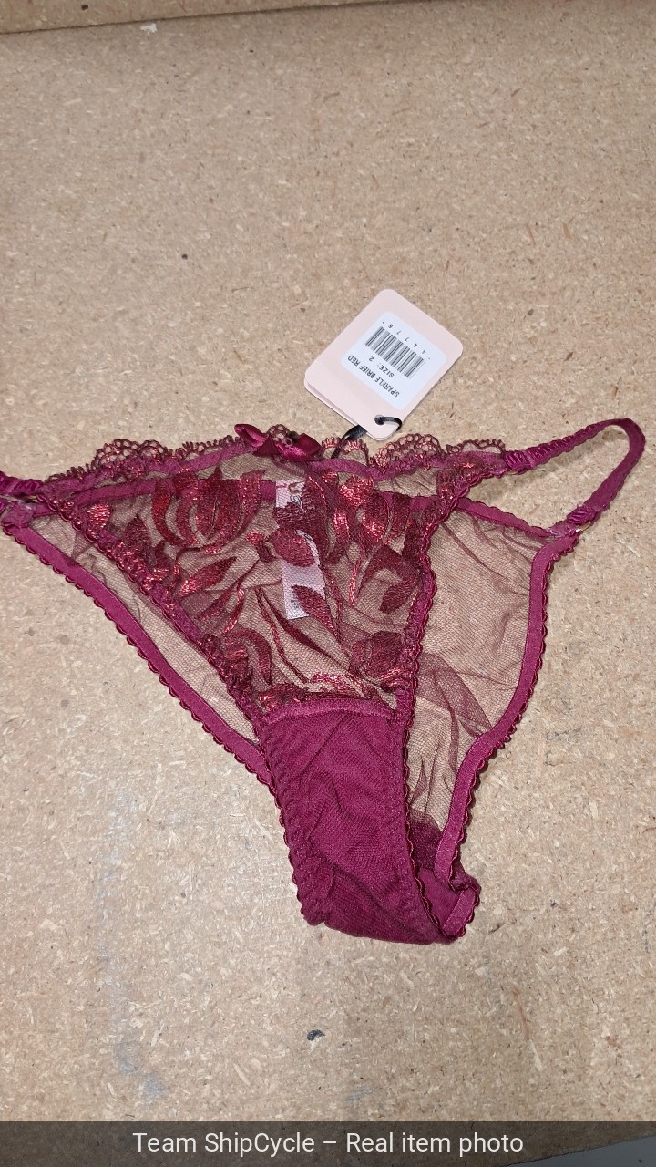 Agent Provocateur SPARKLE Brief S2 Red Orig 80 RARE A5 G1N
