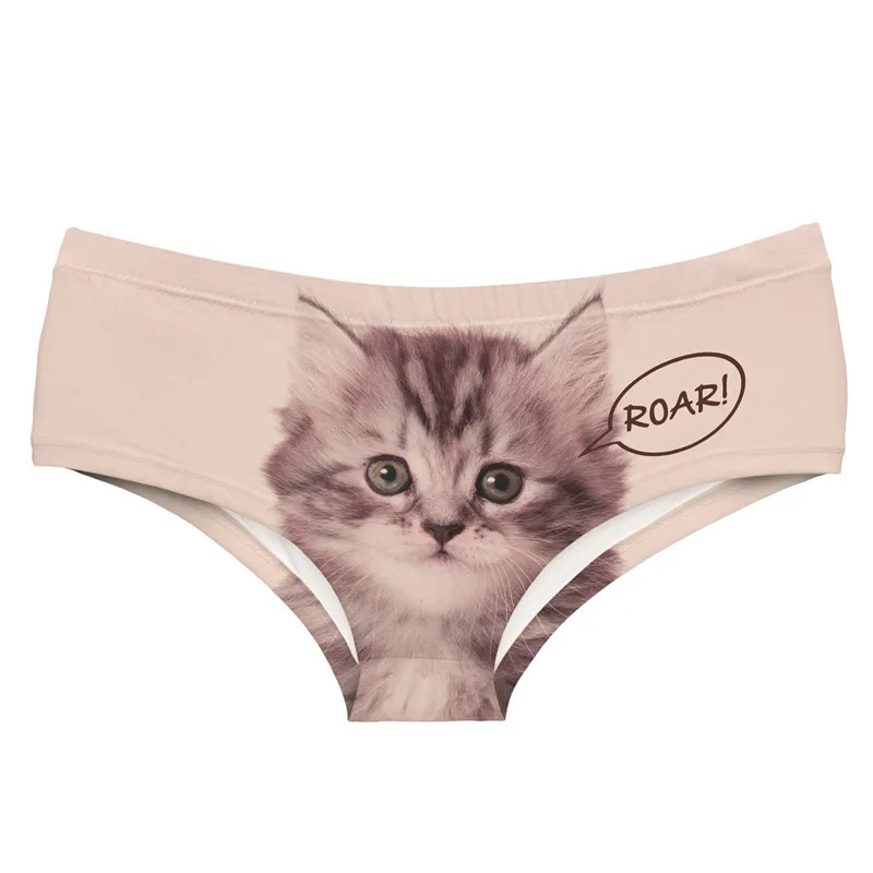 Printed Low Rise Panties Soft Stretch Breathable Briefs Comfortable Fit Wear