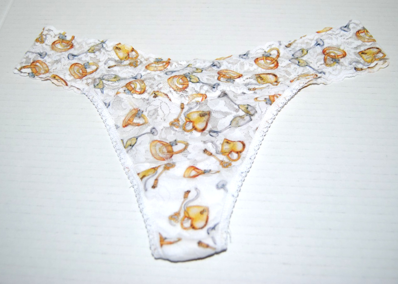 HANKY PANKY SIGNATURE LACE ORIGINAL RISE THONG SET OF 6 ASSORTED COLORS ONE SIZE