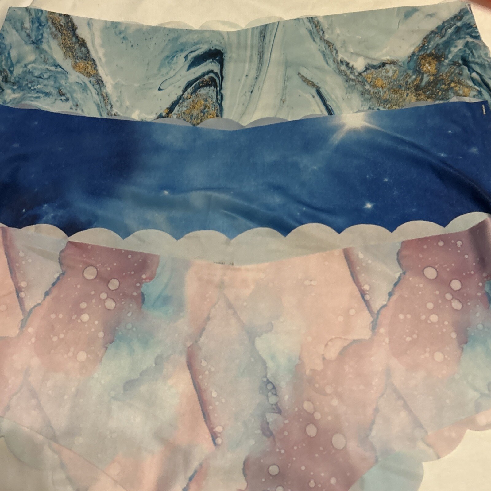 Morvia 3pk Tie-dye Assorted Colors Woman’s panties XXL Lingerie Seamless. New