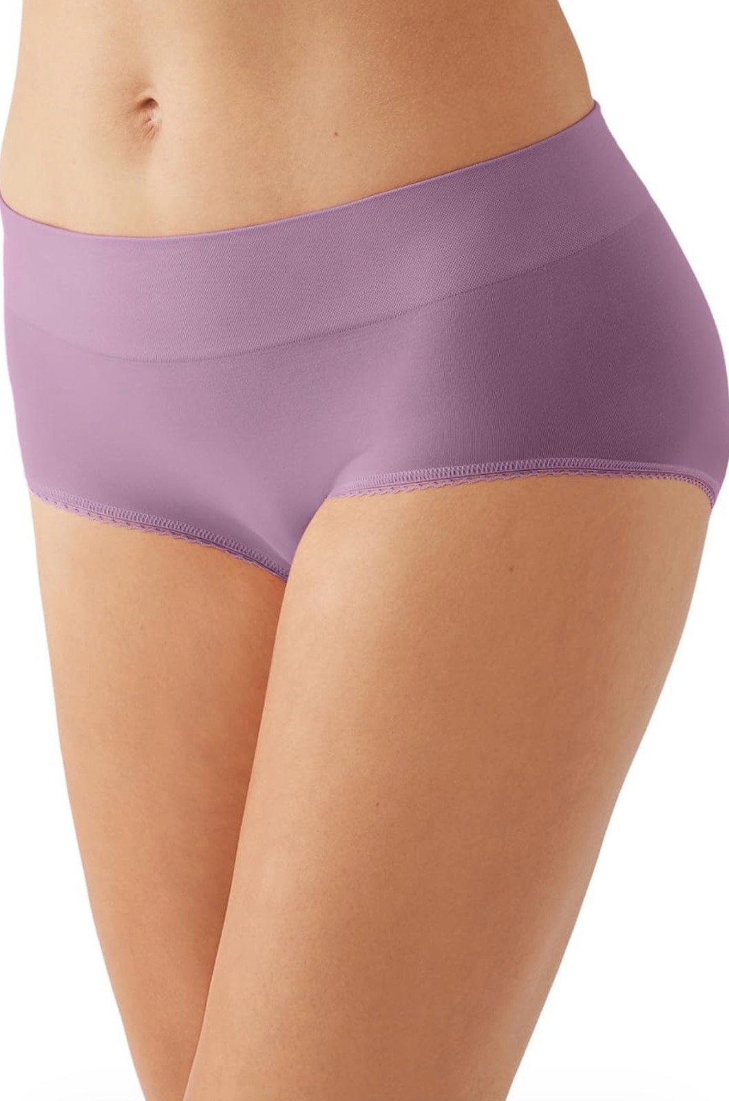 WACOAL 875332 ~ VALERIAN PURPLE ~ FEELING FLEXIBLE BRIEF PANTIES SIZE LARGE