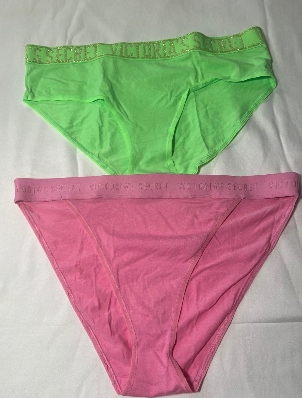 7 Pair of Victoria’s Secret Cotton Panties Large X Large NWOT