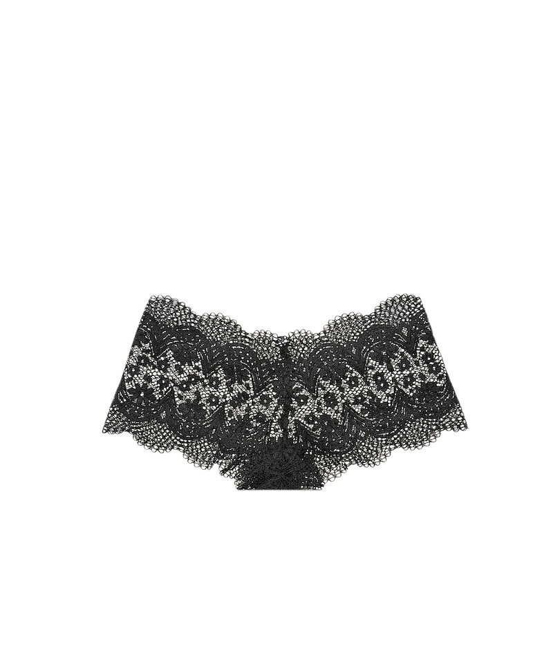 Victoria’s Secret Crochet Lace Shortie Panty Black